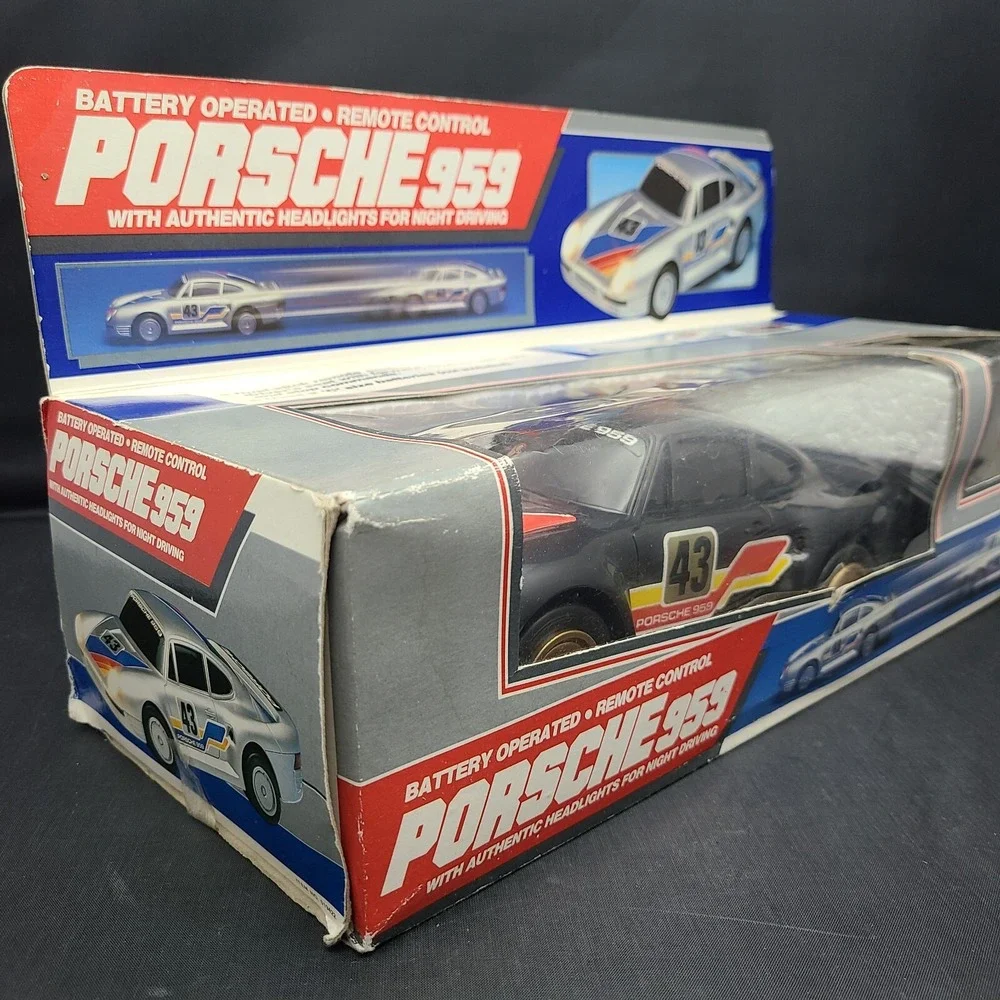 Hedstrom Battery Operated Remote Control‎ Porsche 959 Vintage 1985 Sealed Box